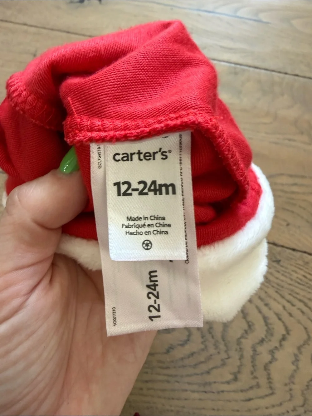 Carter’s My Very First Christmas Santa Hat Baby 12–24M